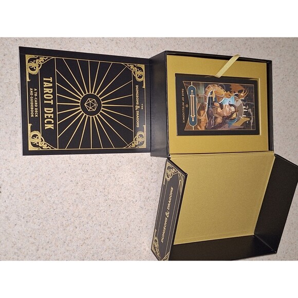 The Dungeons Dragons Tarot Deck 78 Card Deck New Open-box Condition - Picture 3 of 3